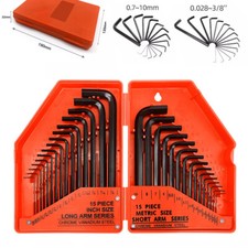 Hex Key Set - Allen Wrench Set Metric Allen Keys MM(0.7mm-10mm) (0.028"-3/8)