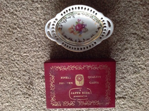 Dresden china pierced edge - dresden,