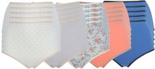Ex Store Multipack Cotton Full Briefs Knickers