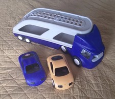 Little Tikes Large Car Carrier Transporter Truck with 2 Cars 1