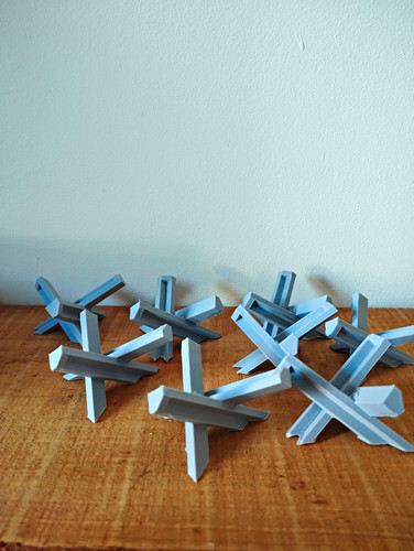 Printed tank traps - 3d, terrain