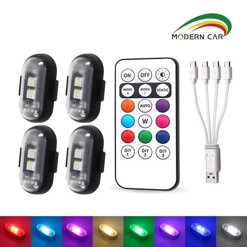 Rechargeable car led warning - car,