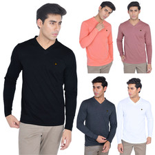 3 Pack Mens V-Neck T-Shirts