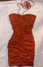 Oh Polly Ruched Mini Dress