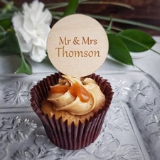 Personalised Cupcake Toppers
