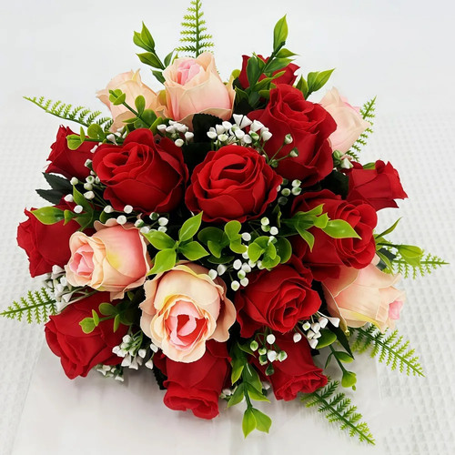 Heads silk rose artificial - 18,