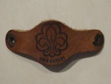 Vær Beredt {Be Prepared} Scout/Guide Leather Woggle [Denmark]