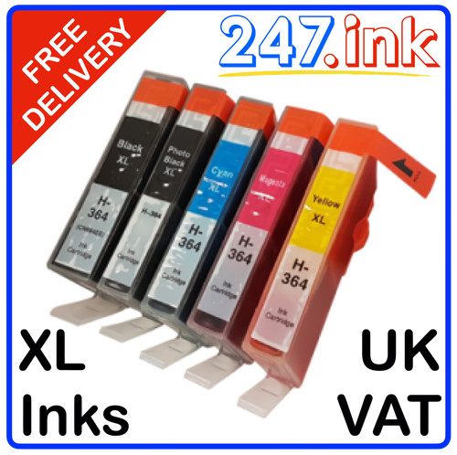 364xl ink cartridges for - ink, hp