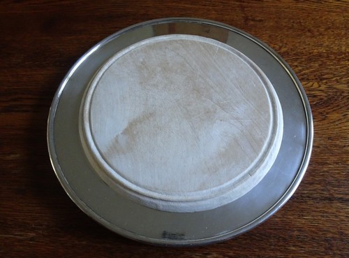 Silver plated bread board with