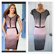 Joseph ribkoff black and pink