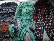 Boys 9-10-11 Christmas Bundle Scandi Jumper One Piece Pjs Ski Pjs M&S TU PRIMARK
