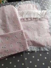 Bedding Quilt Pillow Sheet & Mattress for Mamas & Papas Ultima Dolls Pram Floral