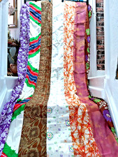 RECYCLED SARI CURTAIN PANEL