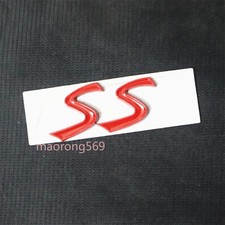 2x Red Small Matte S Metal