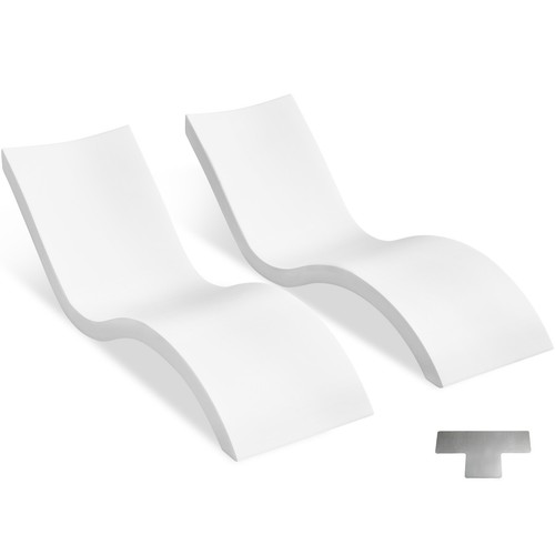 Pool lounge chairs - chairs, 2