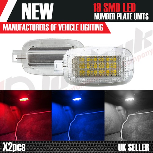 Led white blue red footwell - 2x,