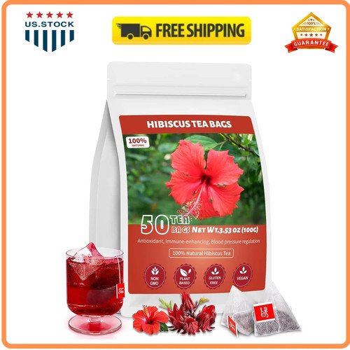 Natural hibiscus herbal tea - natural,