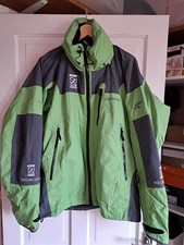 SCHOFFEL Green Grey Ski Club Ski Jacket Goretex Size 42