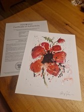 Abstract Poppy Print by