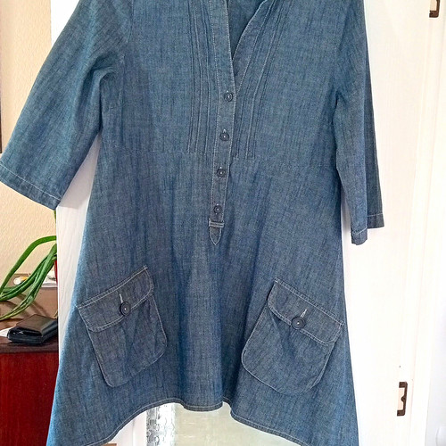 South blue denim tunic - blue,