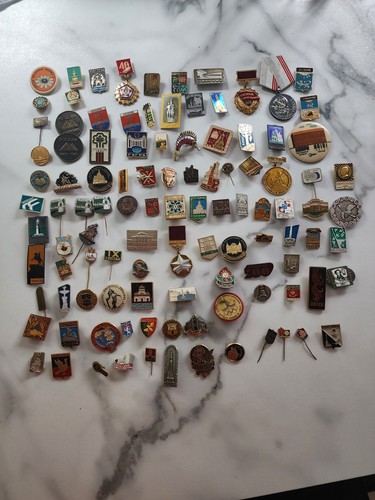 Soviet and russian ussr badges - soviet,