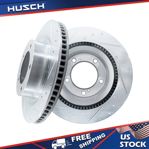 Front drilled brake rotors - brake, for