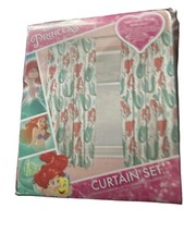 Disney Princess Oceanic Little Mermaid Curtains, 66"  x 72" Drop