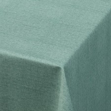 PLAIN TEXTURED LINEN LOOK AQUA