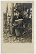 Cowboy Accordion Player 1909