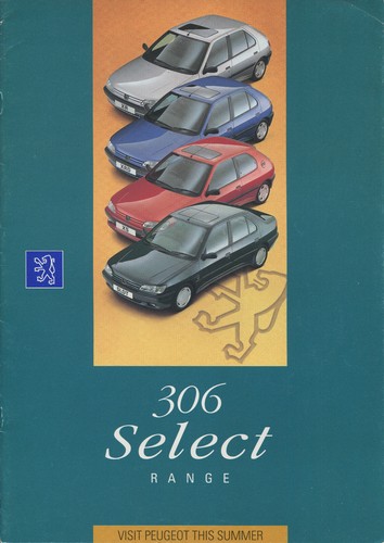 Car brochure peugeot 306 - car,