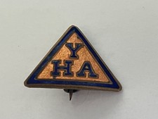 VINTAGE ORIGINAL YOUTH HOSTEL ASSOCIATION YHA ENAMEL PIN BADGE BY W.O.LEWIS