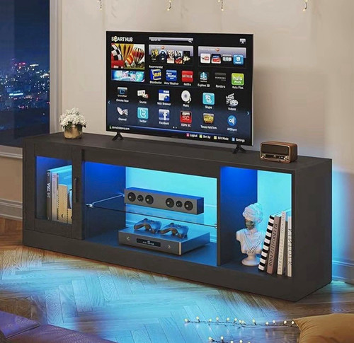 Stand inch black led - tv,
