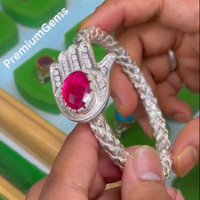 Natural african ruby bracelet - ruby,