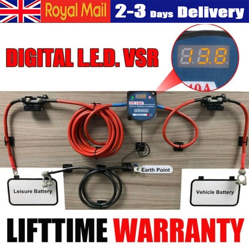 Split charge relay kit 12v - charge,