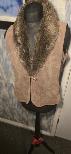 Real leather brown faux - ws,