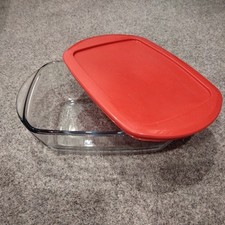 Pyrex Microwave Safe Cook & Freeze Glass Storage Container + lid Small