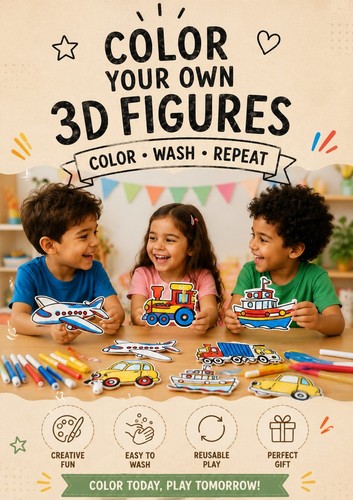 Animals kids paint your own - your,