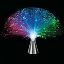 LED Multi Colour Changing Fibre Optic Fountain Night Home Light Lamp Gift
