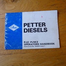 Petter PJZ PJWZ Diesel Engine