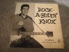 Buddy Knox 7" Rock-A- Buddy Knox EP Columbia 45rpm Rock N Roll Rockabilly