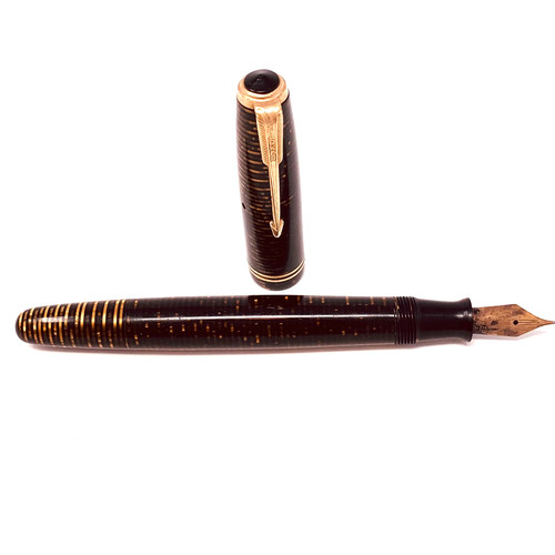 Parker vacumatic brown pearl - brown,