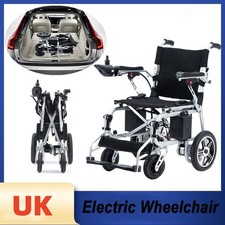 Dual Battery All Terrain Power Wheelchair Lightweight Fold Electric Wheelchair