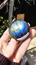 Labradorite crystal sphere orb - labradorite,