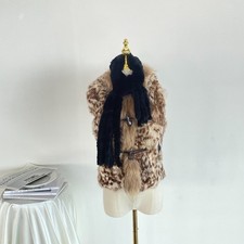 Retro Leopard Print Faux Fur