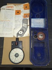 Vintage Handheld Tachometer, English Tool Speed Gauge, Smiths Instruments
