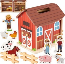 HERSITY Wooden Farm House with