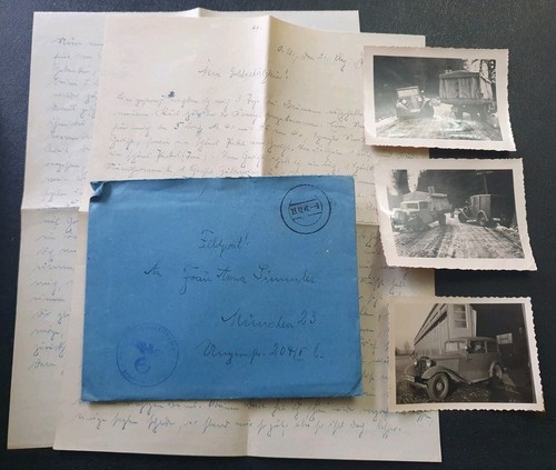 German ww2 wk2 soldiers - german, letter