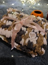 Baby Blanket Hand Knitted Soft