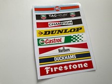8x Decals Mixed F1 Le Mans