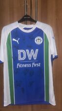 Signed Wigan Athletic football shirt, year 2018/2019 